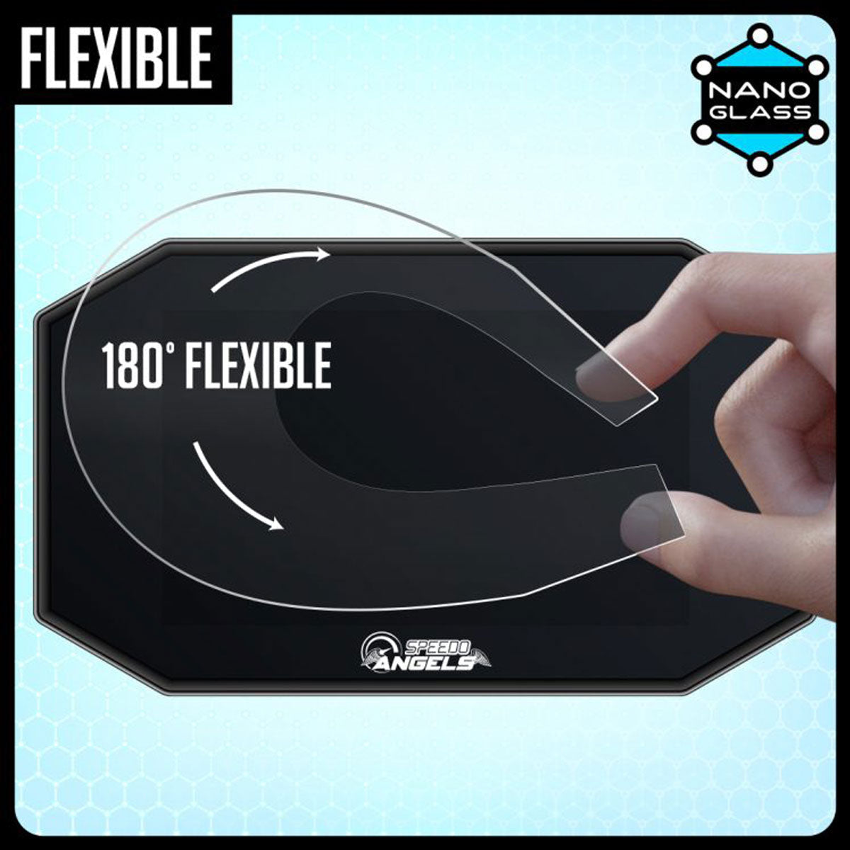 KTM 1290 SUPER DUKE 2 / Husky 901 NANO GLASS Dashboard Screen Protector + X2 fitting kits