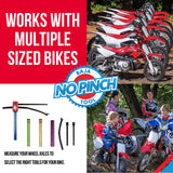 Baja No Pinch Tyre Tool promo image of dirt bikes