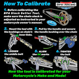 BPA Racing Chain Adjuster Tool calibration steps