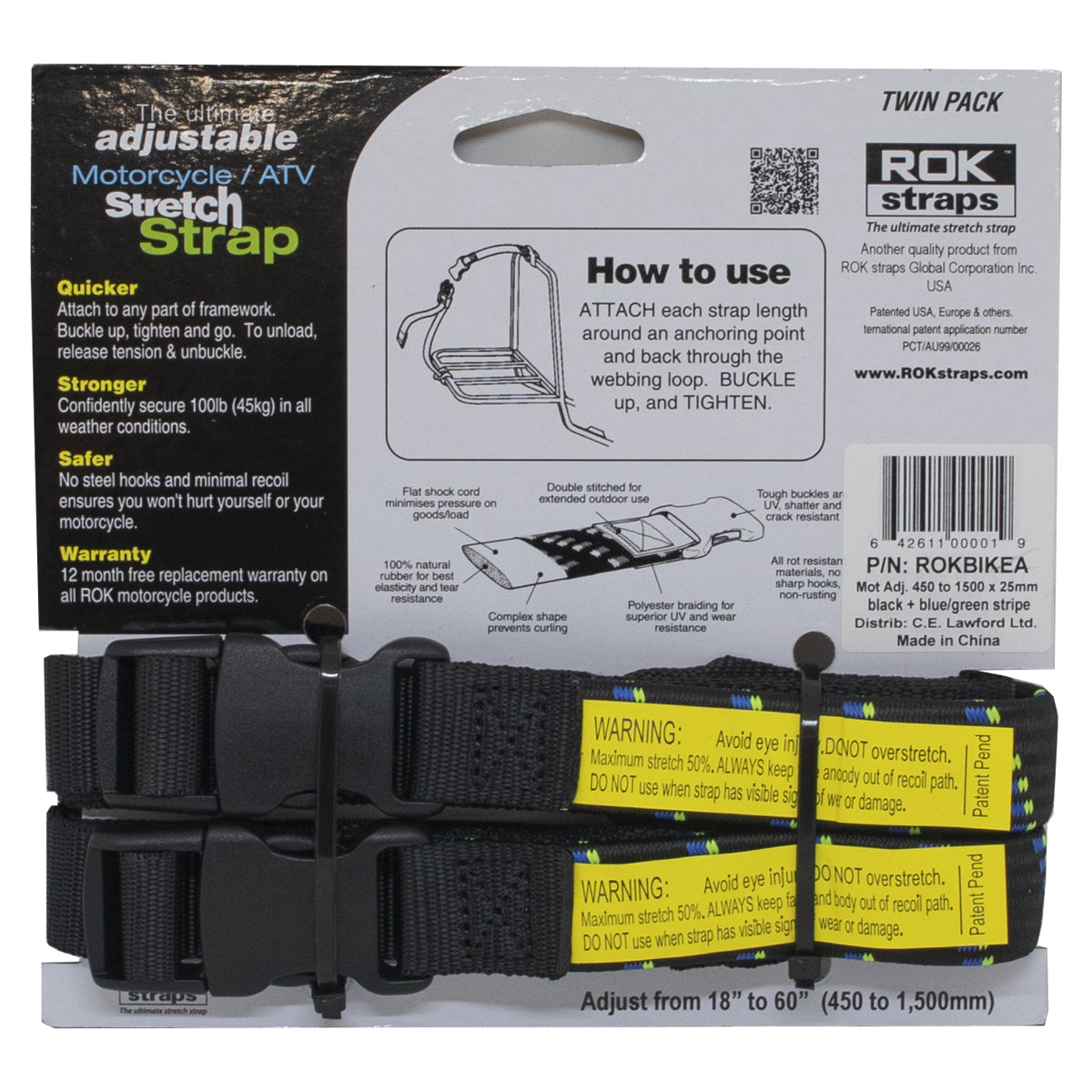 ROK Strap Adjustable with Loops 60" 1500mm