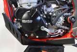 Beta Bash Plate AX1431 BLK - 350 to 498RR 14-19 fitted to motorcycle