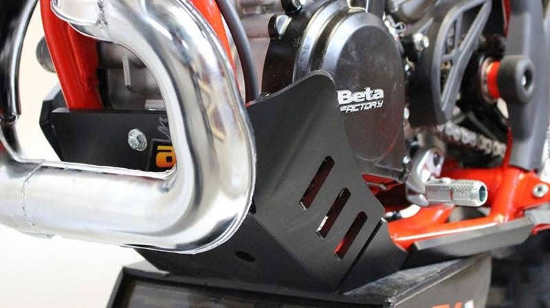 Beta Bash Plate AX1465 BLK - X Trainer 16-22 fitted to bike