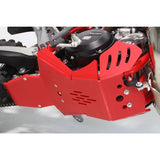 Beta Bash Plate AX1559 RED - 300 X Trainer 16-22 fitted to a Beta motorcycle