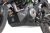 KTM Bash Plate AX1565 BLK - 390 ADV 20-21 fitted to bike