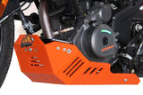 KTM Bash Plate AX1569 ORG - 390 ADV 20-21 fitted to bike