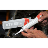 Athesil RTV Silicone Sealant by Athena 80ml Tube in use