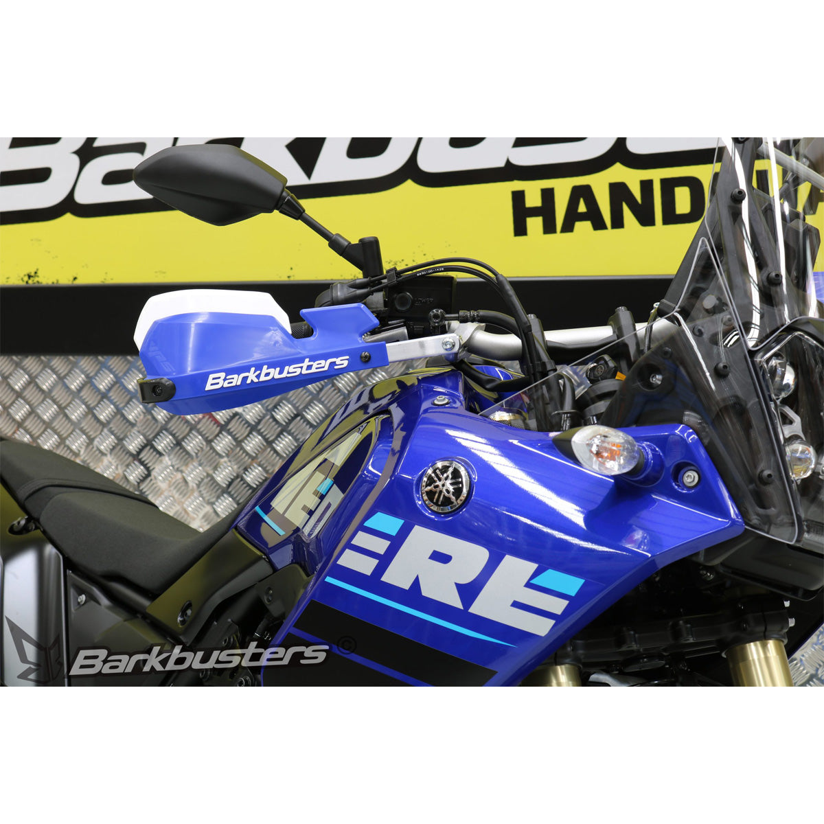 Yamaha XTZ700 Tenere Barkbuster Hardware Backbone kit with VPS handguards fitted