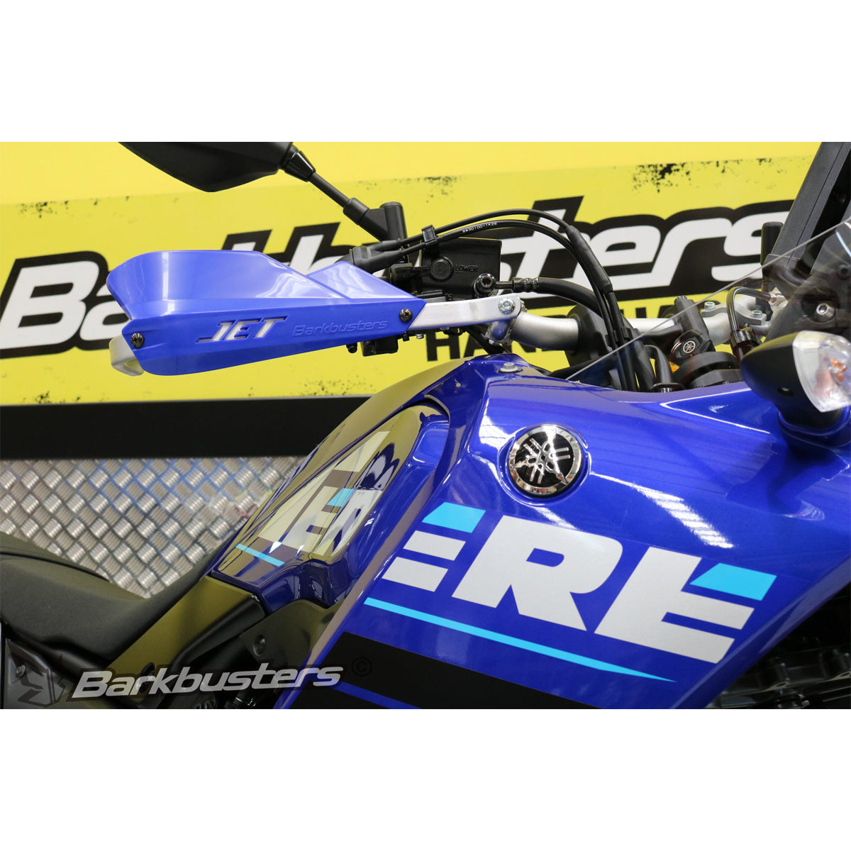 Yamaha XTZ700 Tenere Barkbuster Hardware Backbone kit  with Jet handguards fitted