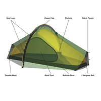 Hilleberg Enan Tent (Green) cutaway