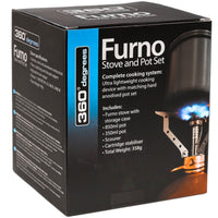 360 Degrees Furno Stove & Pot Set Boxed up