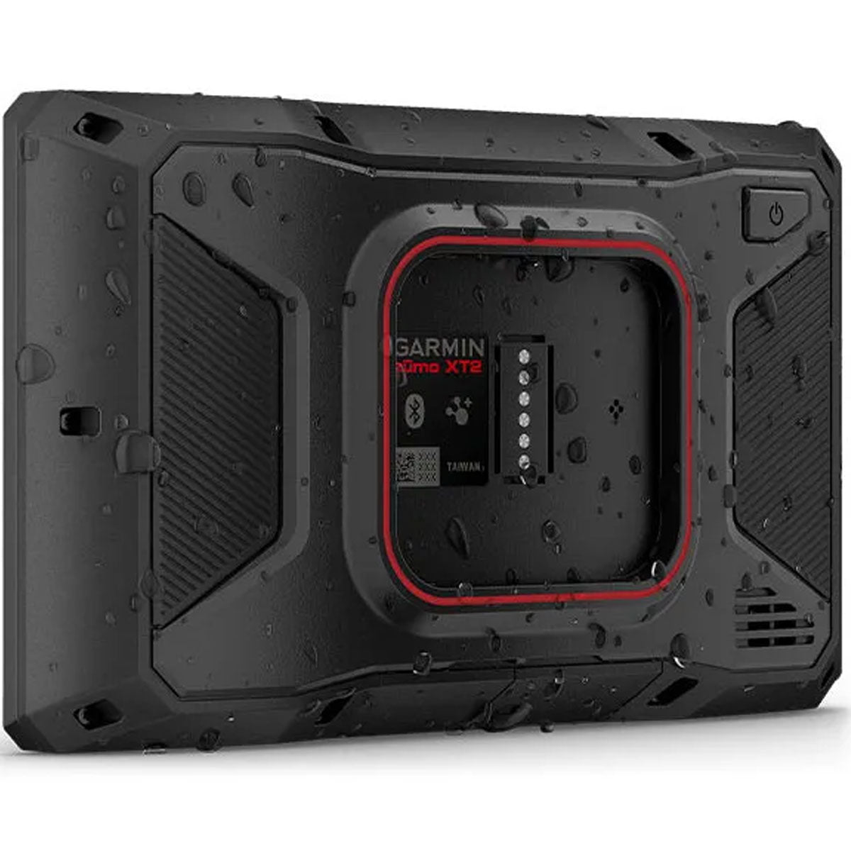 Garmin Zumo XT2 rear back of device