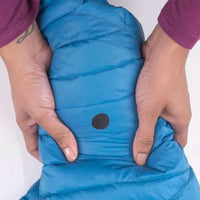 Gear Aid Seam Grip + WP Field Repair Kit on a sleeping bag