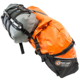 Giant Loop Rogue Dry Bag attached to Great Basin Saddlebags