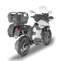 Givi Side Rack One-Fit Monokey - Triumph Tiger 900 2020+ fitted to bike