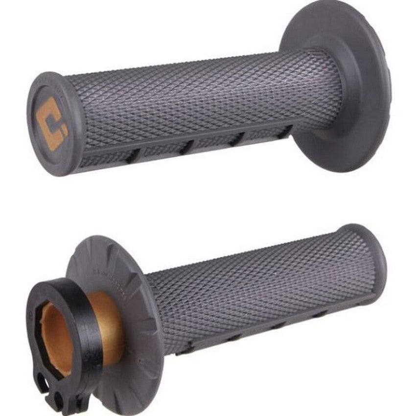 ODI MX Lock On Grips 1/2 Waffle grey
