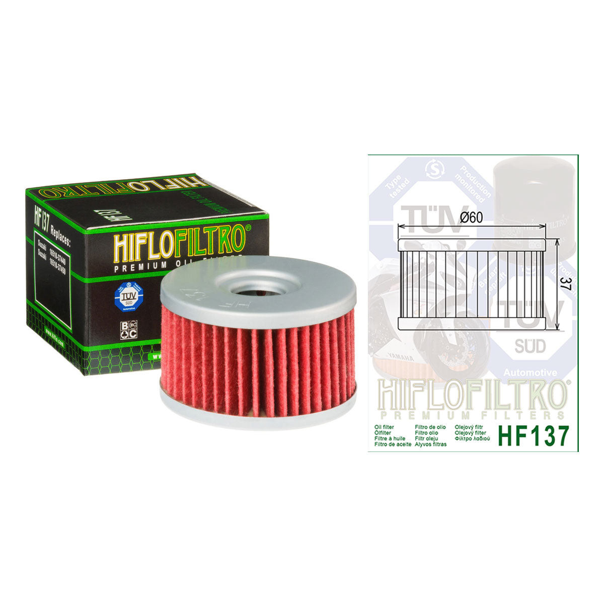 HiFlo Oil Filters HF137
