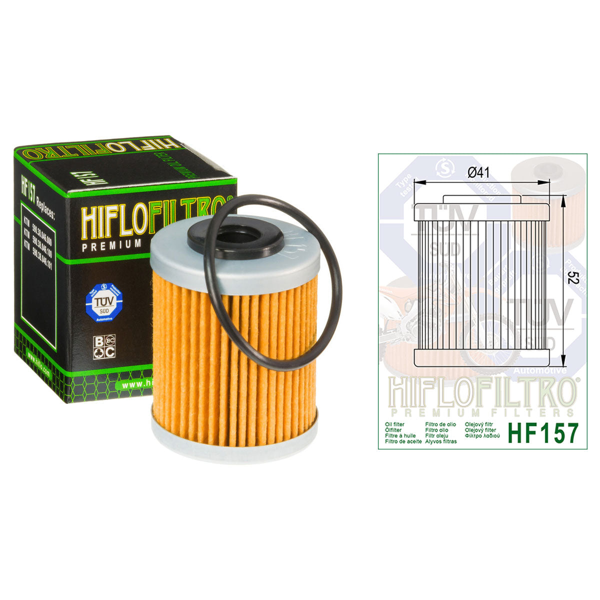 HiFlo Oil Filters HF157