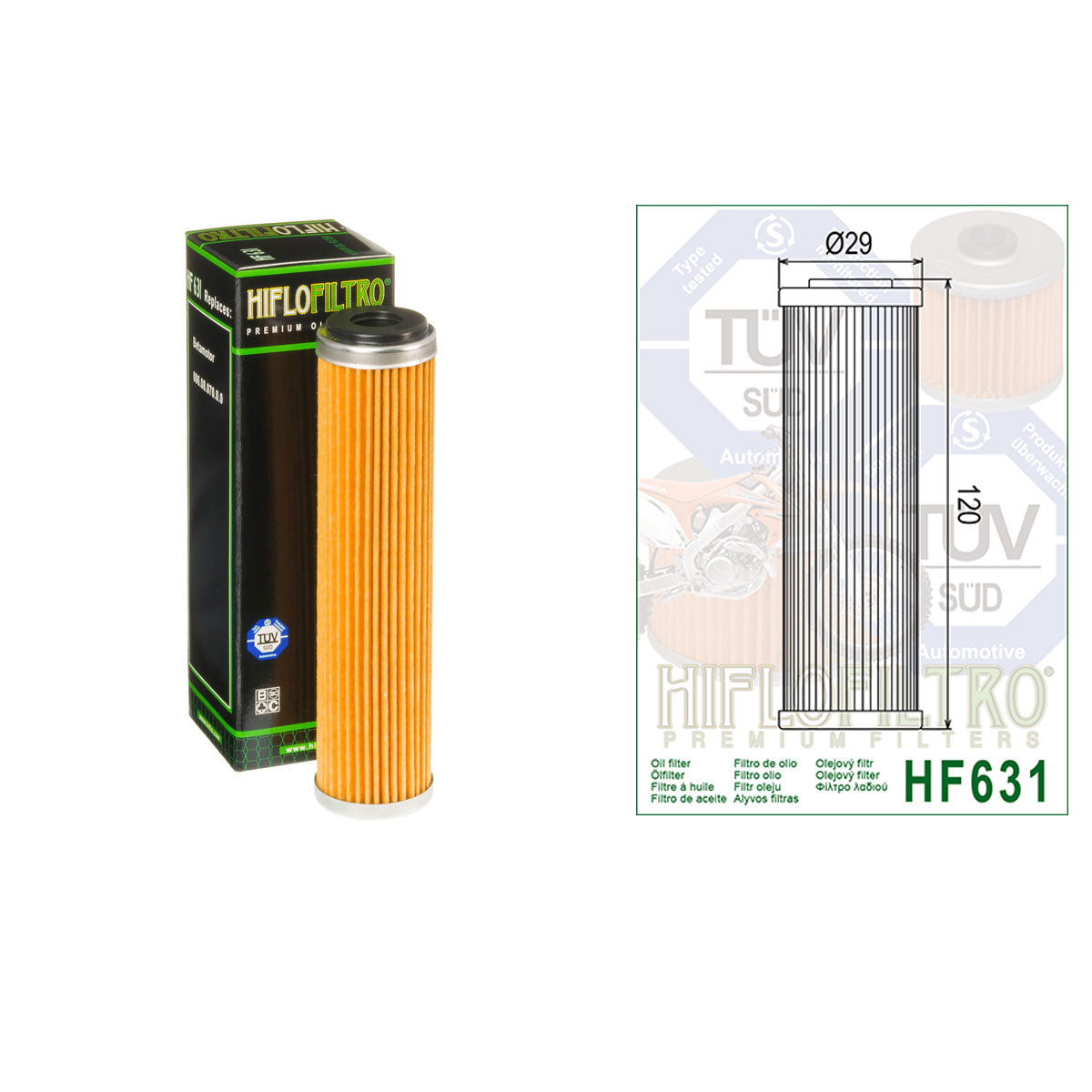 HiFlo Oil Filters HF631