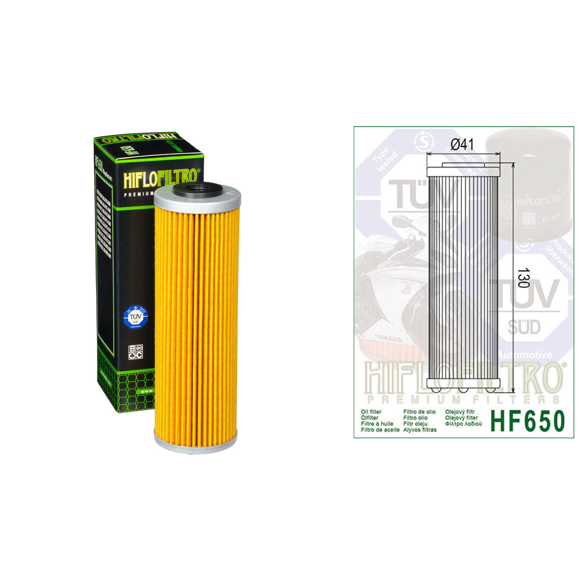 HiFlo Oil Filters HF650