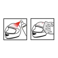 IPONE Helmet Kit exterior cleaning process