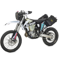 Kriega OS-Base Dirtbike fitted to enduro bike