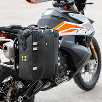 Kriega OS-22 Soft Pannier Bag fitted to bike