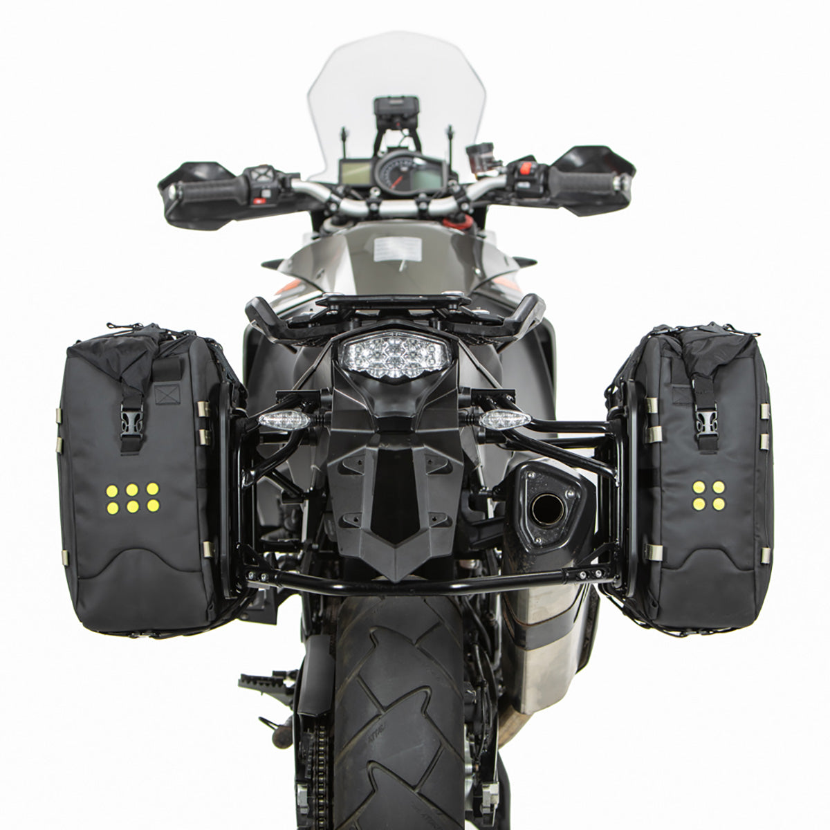 Kriega OS-22 Soft Pannier Bag fitted to bike
