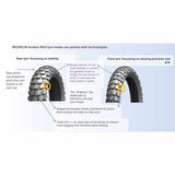 Michelin Anakee Wild Tyre 90/90-21 Front tread data