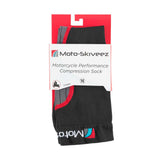 Moto-Skiveez Performance Compression Sock in packaging