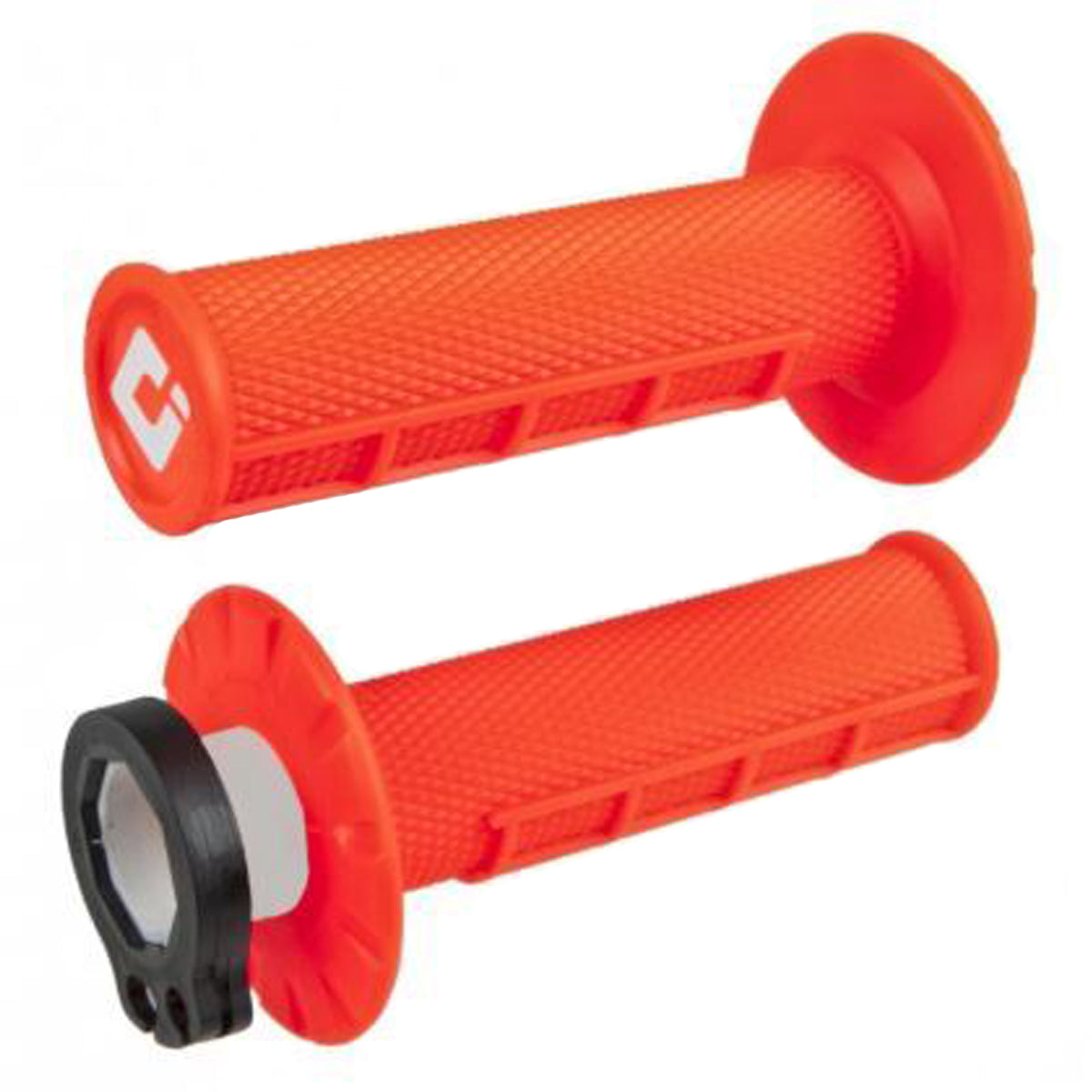 ODI MX Lock On Grips 1/2 Waffle orange