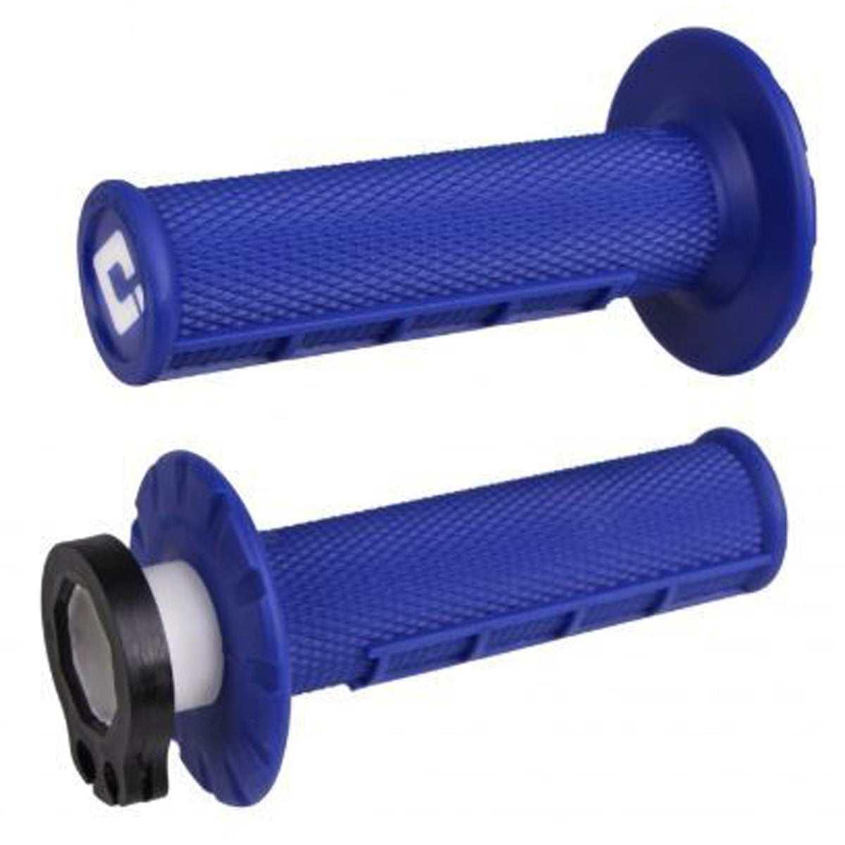 ODI MX Lock On Grips 1/2 Waffle blue