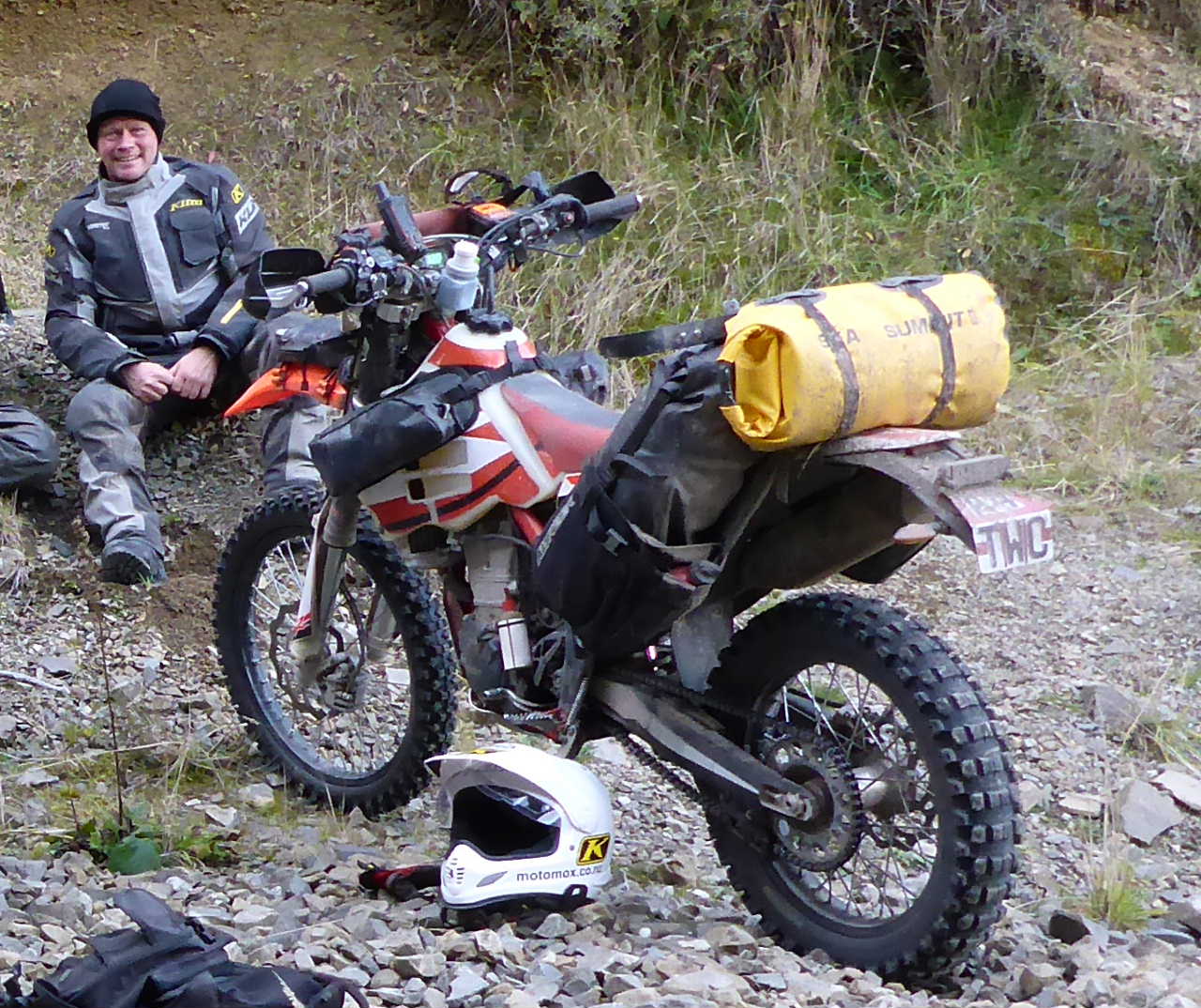 AltRider Hemisphere Saddlebag fitted to a bike