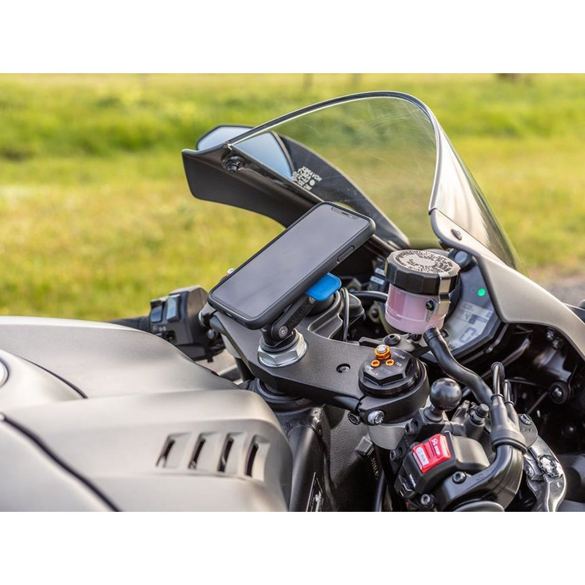 Quad Lock Motorcycle Fork Stem Mount for iPhone and Samsung Galaxy
