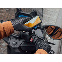 Quad Lock Scooter Motorcycle Mirror Mount in use