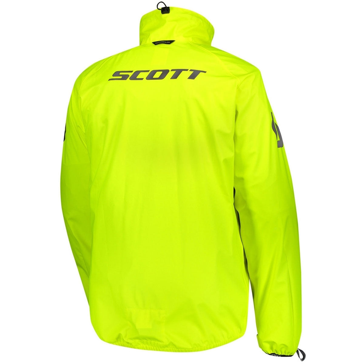 Scott Ergonomic DP Pro Rain Jacket hi vis rear view