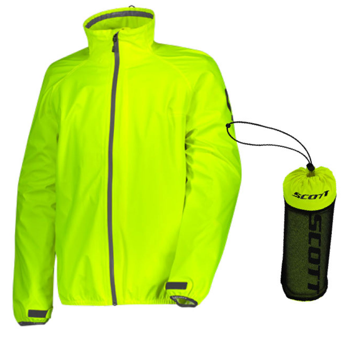 Scott Ergonomic DP Pro Rain Jacket Yellow Hi-Vis