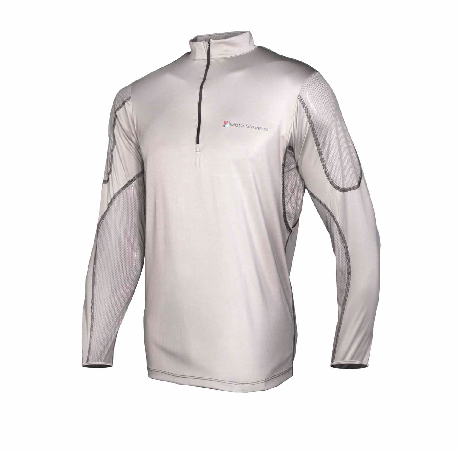 Moto-Skiveez Technical Riding Shirt light grey