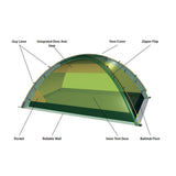 Hilleberg Unna Tent (Sand) cutaway