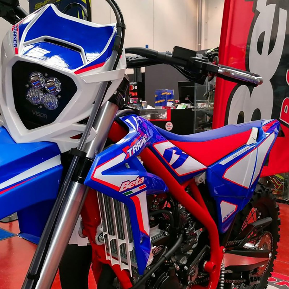 Visor Headlight (Beta 2020 Hi/Lo) fitted
