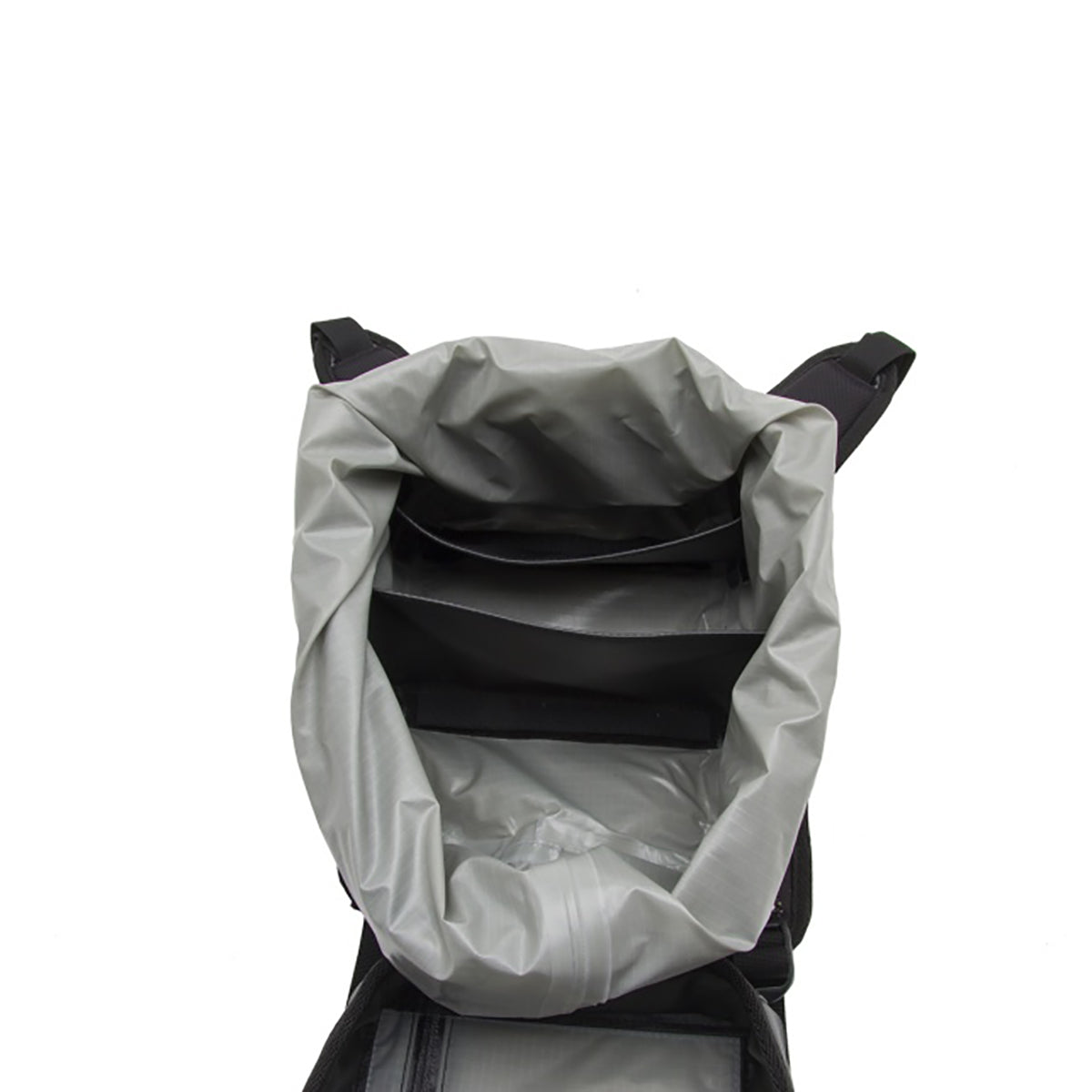 AltRider Hemisphere Tank Bag top down view of interior dry bag