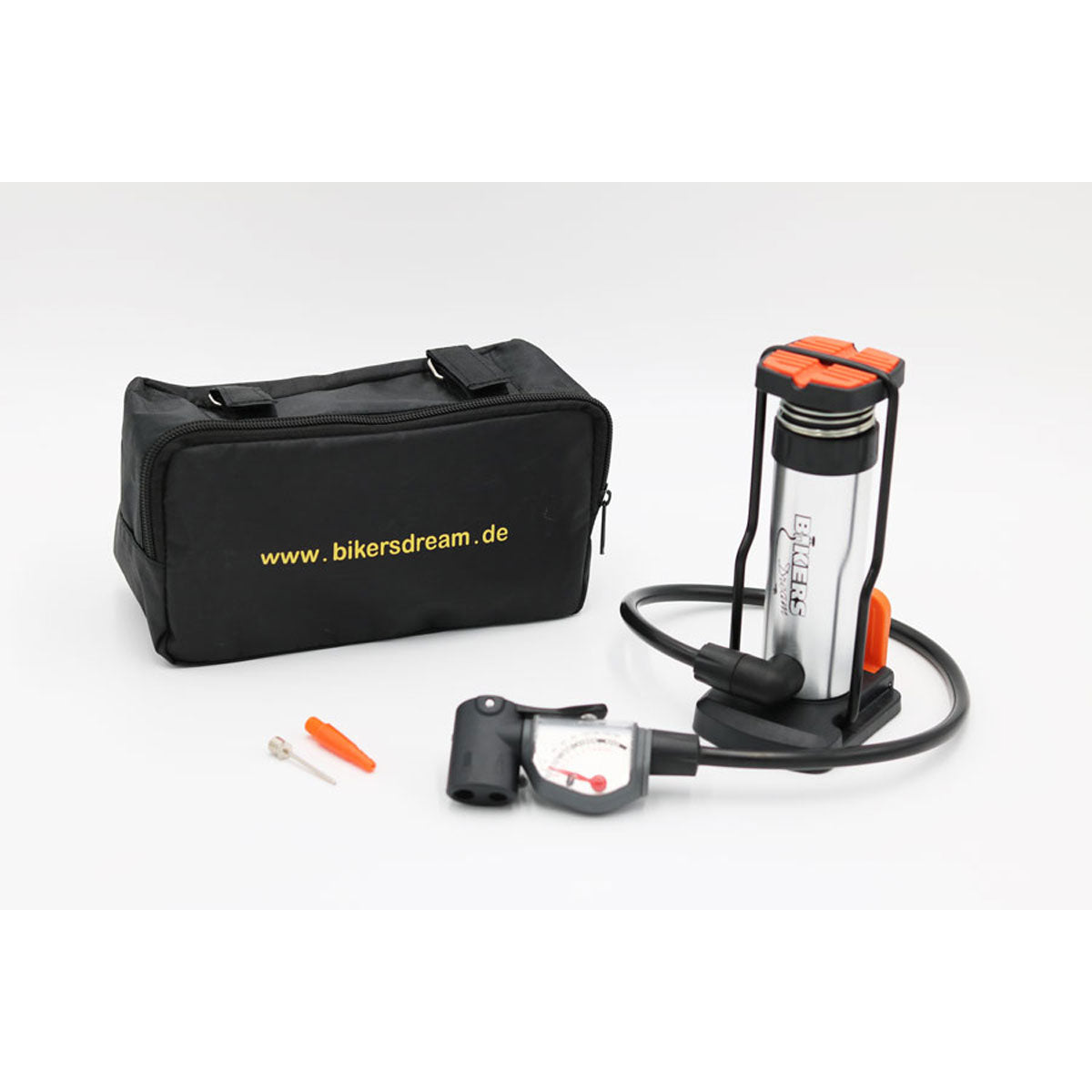 Mini Foot Pump unpacked on counter