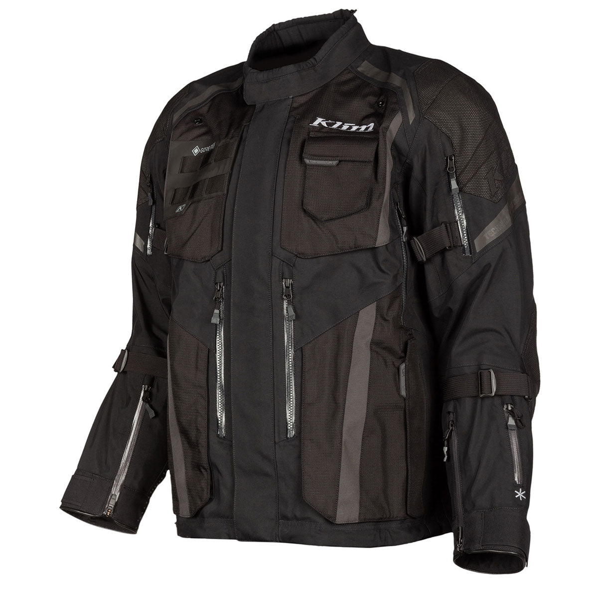 Klim Badlands Pro Jacket (series #3) in black, front view