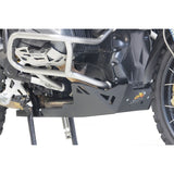 BMW Bash Plate AX1600 BLK - R1250GS/GSA 19-21 fitted to motorbike