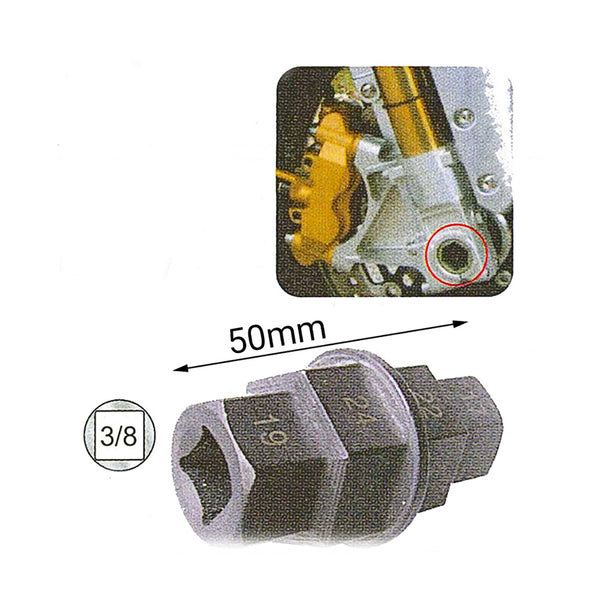 4-in-1 Axle Hex Tool