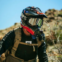 Gripper GoPro Helmet Mount in use out on the trails