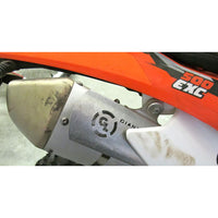 Giant Loop Hot Springs Heat Shield fitted to KTM 500EXC