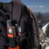 Giant Loop Tracker Packer for Inreach Mini and Spot Gen3 fitted to a backpack