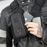 Kriega Harness Pocket XL in use
