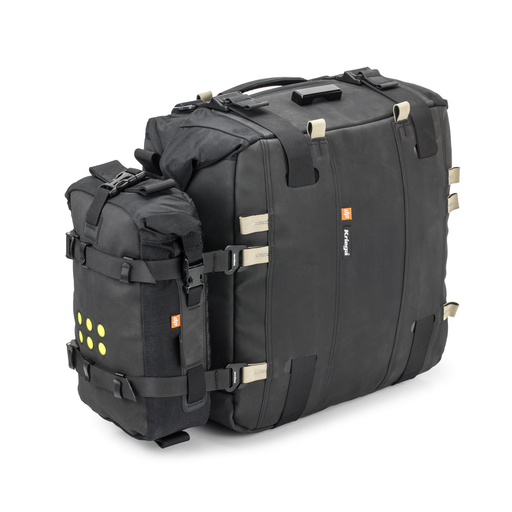 Kriega OS-6 Adventure Pack fitted to bag