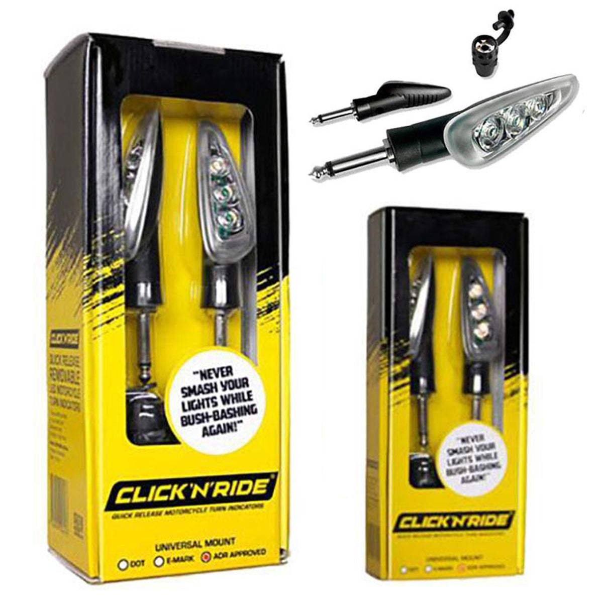 CLICK'n'RIDE LED Indicators displaying box and indicators out of box